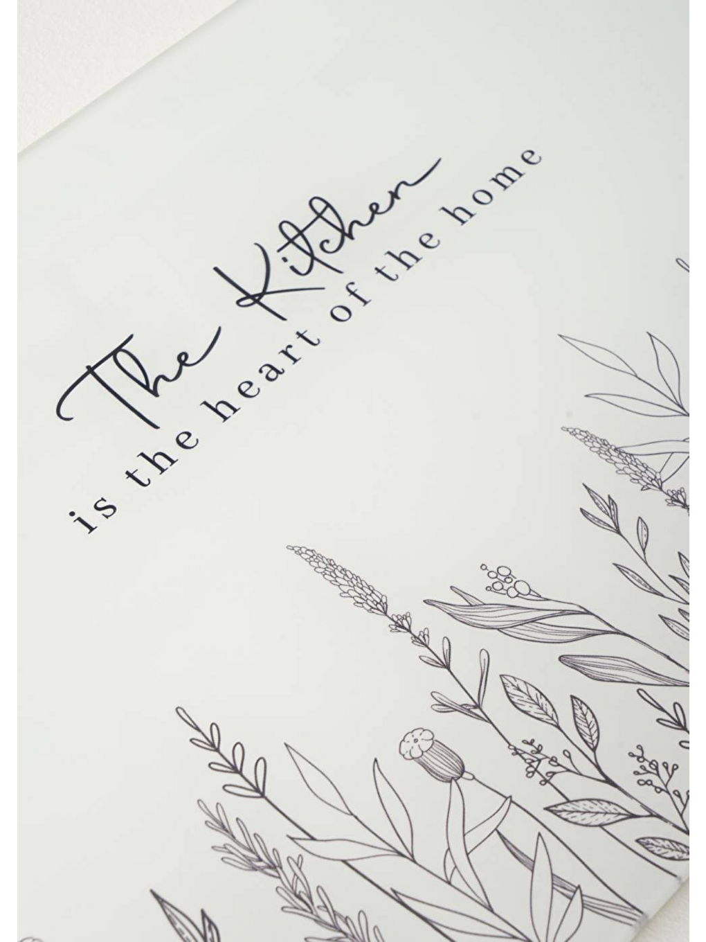 Botanique Cam Kesme Tahtası Beyaz (35x25 cm)-3