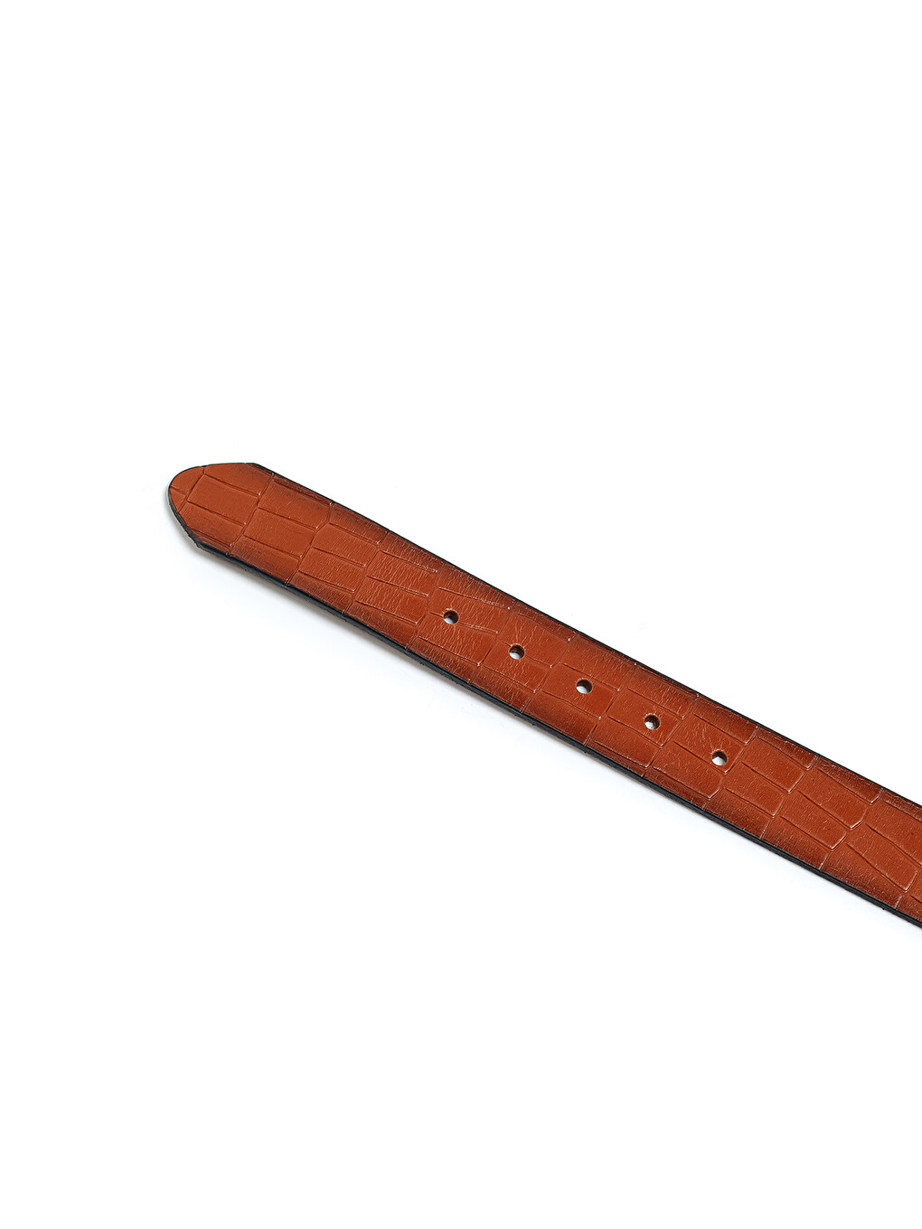 Kahverengi Erkek N-040-125 Spor Kemer (genişlik 4 Cm)-2
