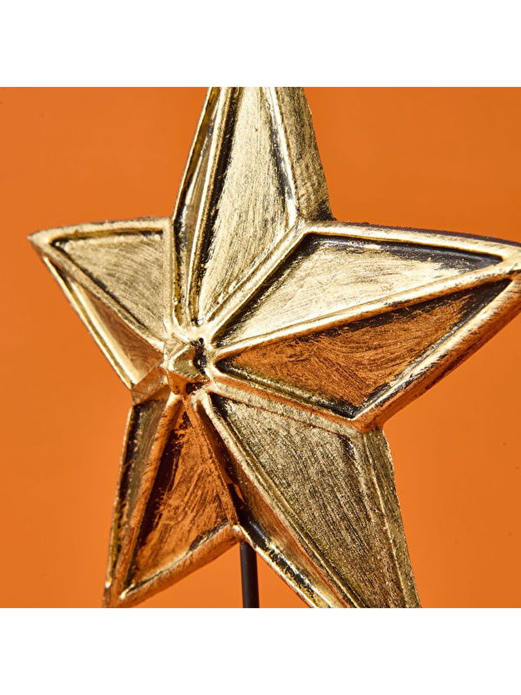 Evidea Deco Star Dekor - Siyah / Gold - 33 cm - 3
