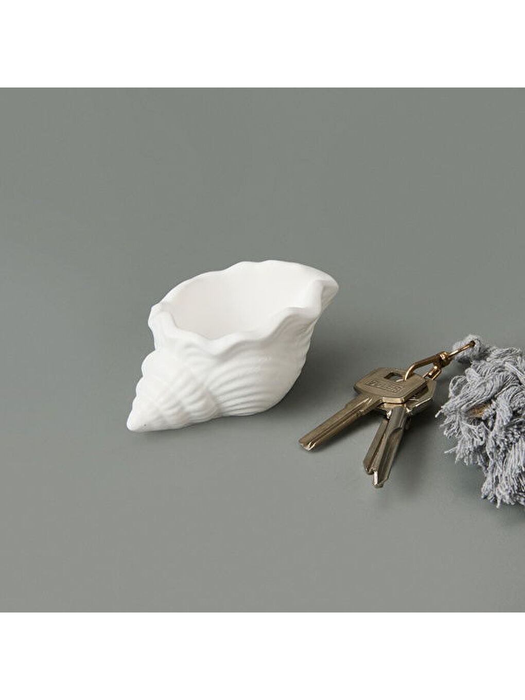 Deco Nautilius Dekor - Beyaz - 10 cm-1