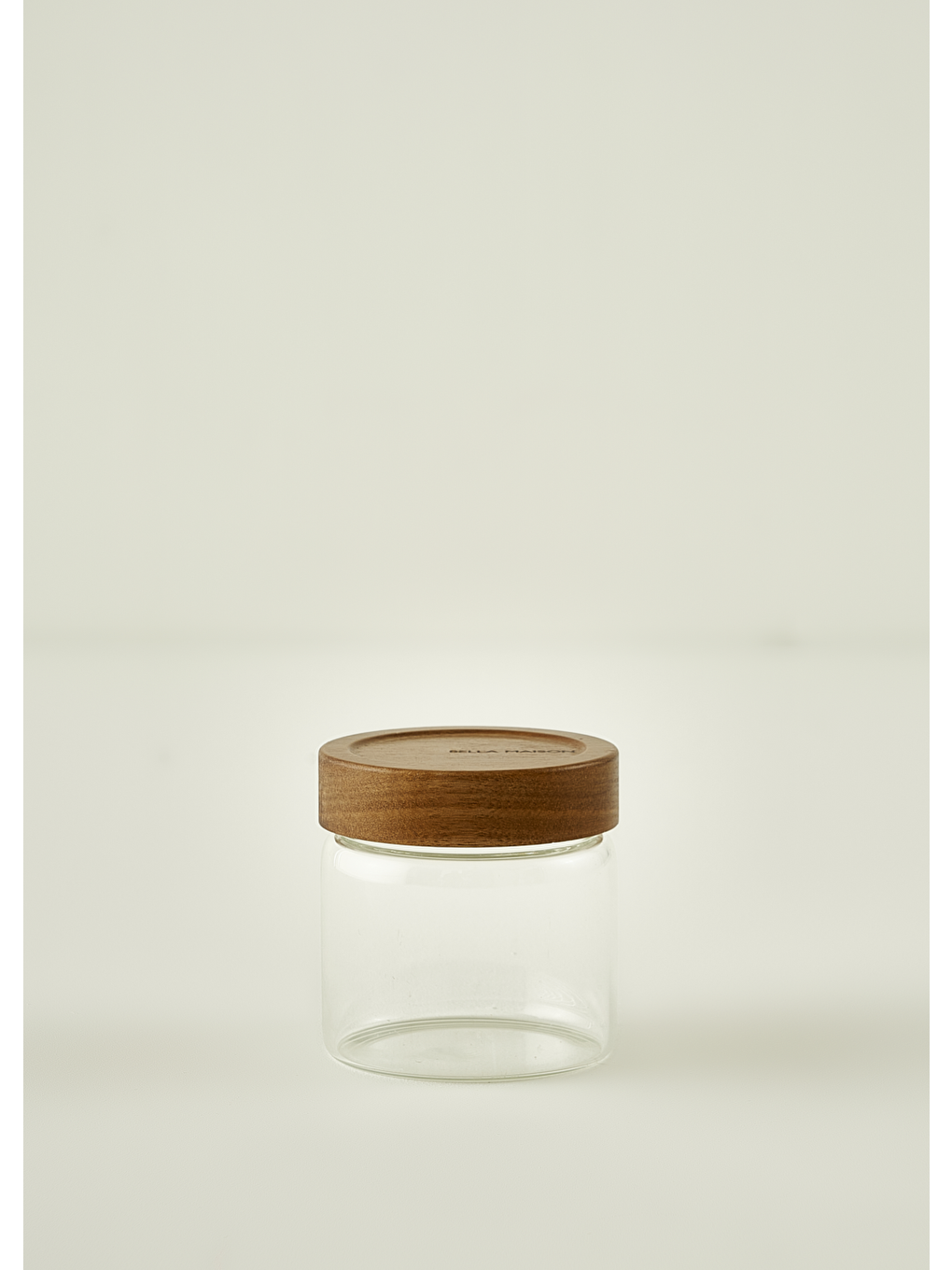 Bej Austin Ahşap Kapaklı Kavanoz Naturel (500 cc)-6