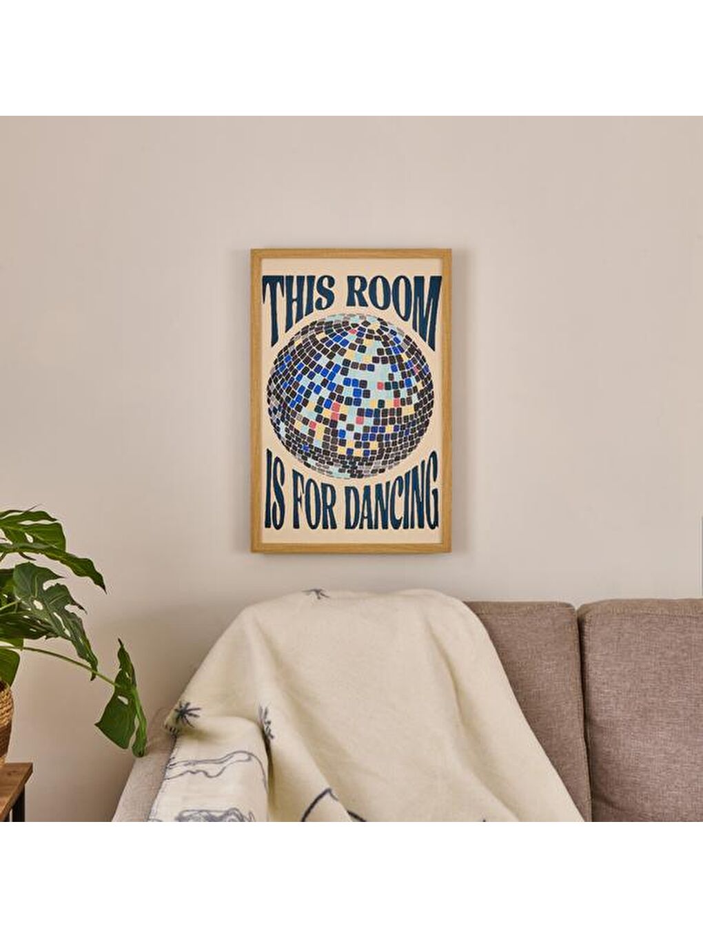Karışık Deco This Room Is For Dancing Pano Tablo - Renkli - 40x60 cm