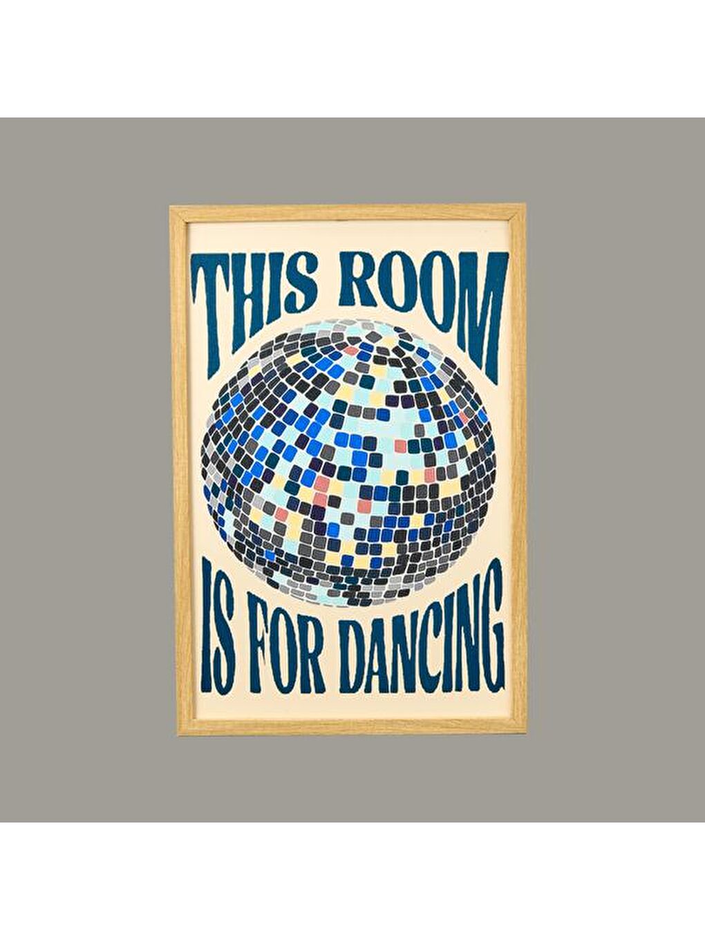 Karışık Deco This Room Is For Dancing Pano Tablo - Renkli - 40x60 cm-1