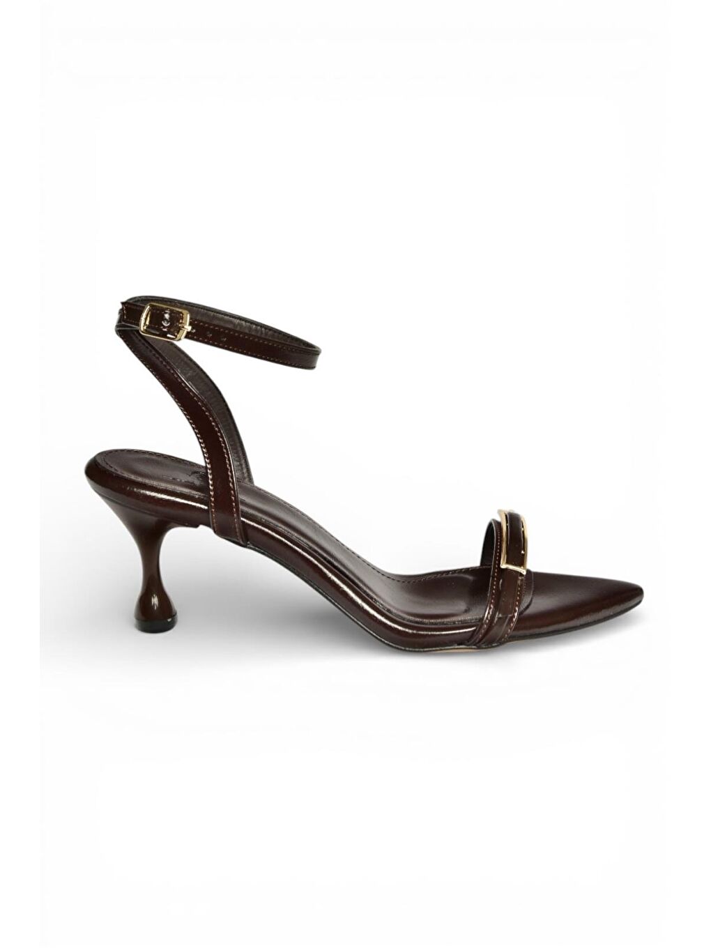Kahverengi Kadın Topuklu Ayakkabı Y590460760-6