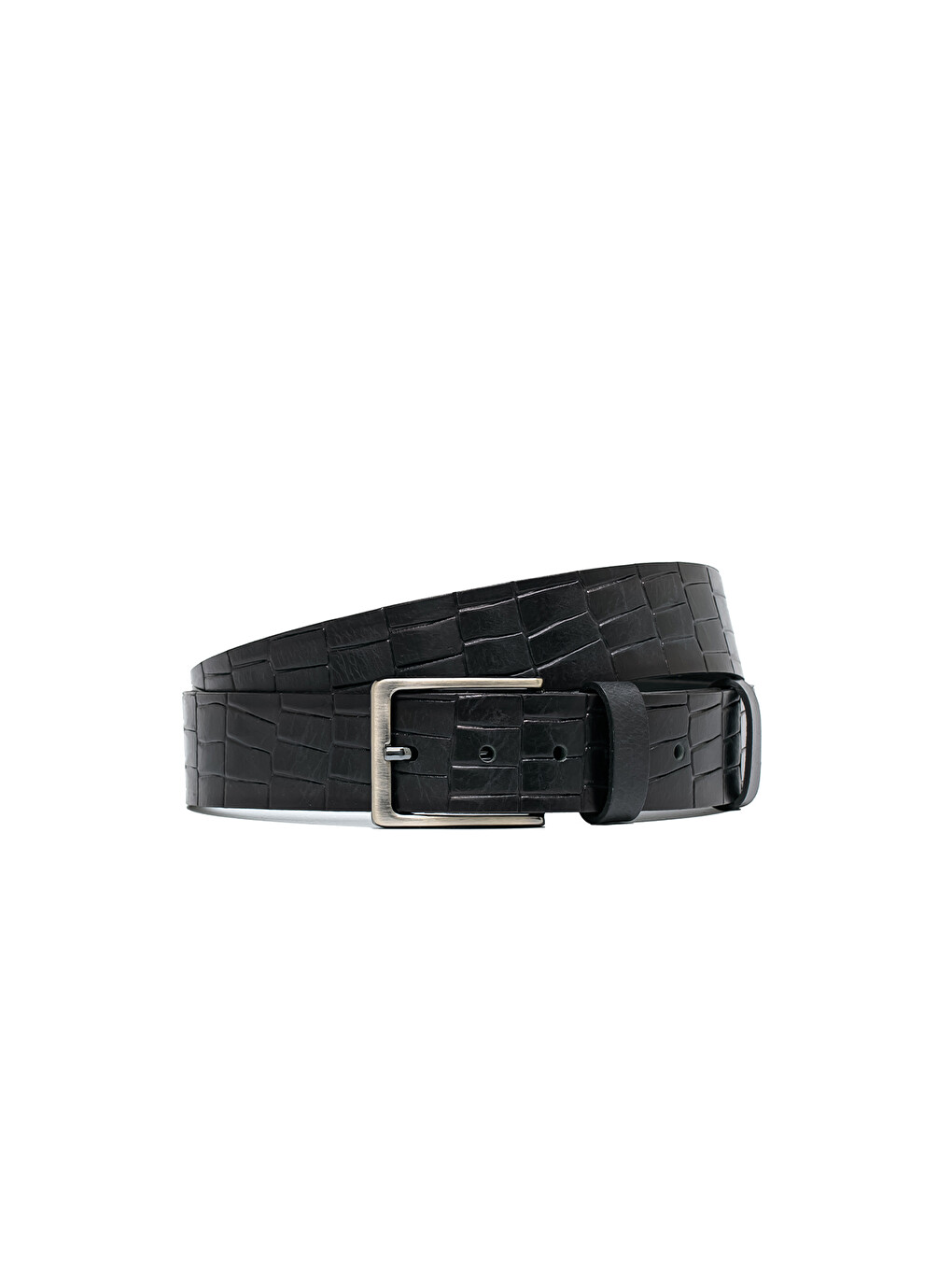 Siyah Erkek N-040-125 Spor Kemer (genişlik 4 Cm)