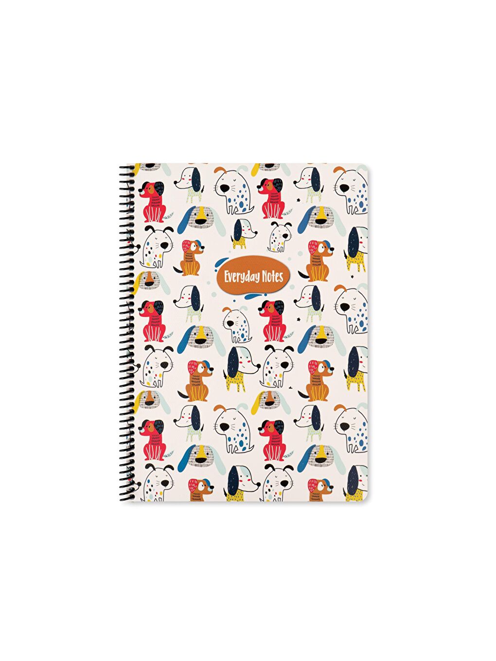 Keskin Color Beyaz-Kırmızı 16.5X22.5 Kareli Defter Animal Friends - Köpekler