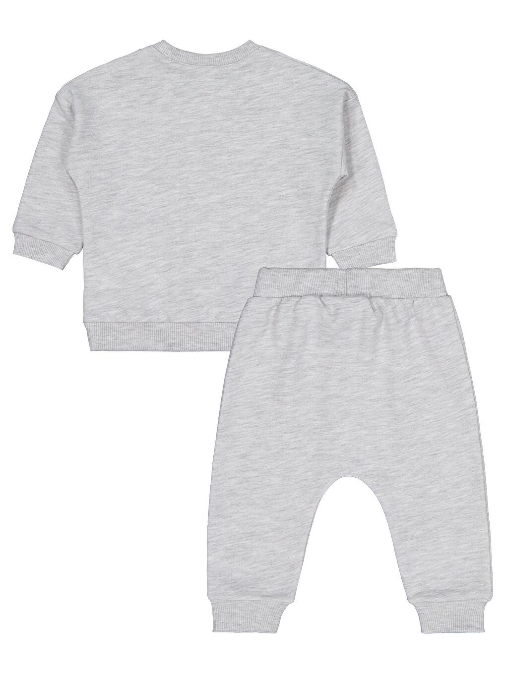 Baby Basic 6-18 Ay Takım - Gri 12-18 Ay-1