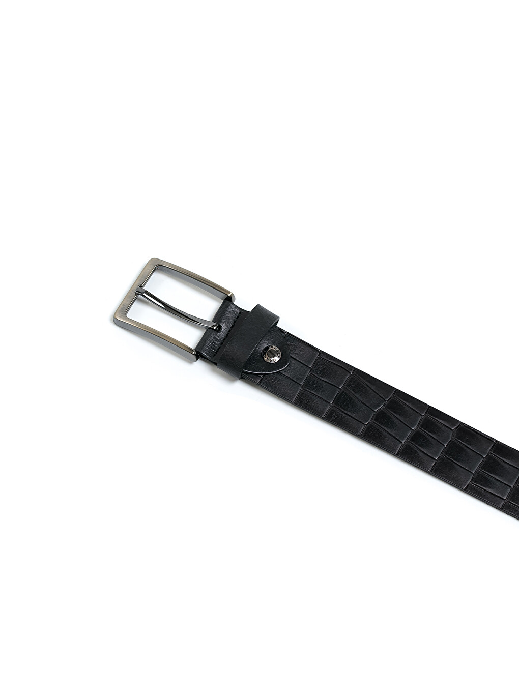 Siyah Erkek N-040-125 Spor Kemer (genişlik 4 Cm)-1
