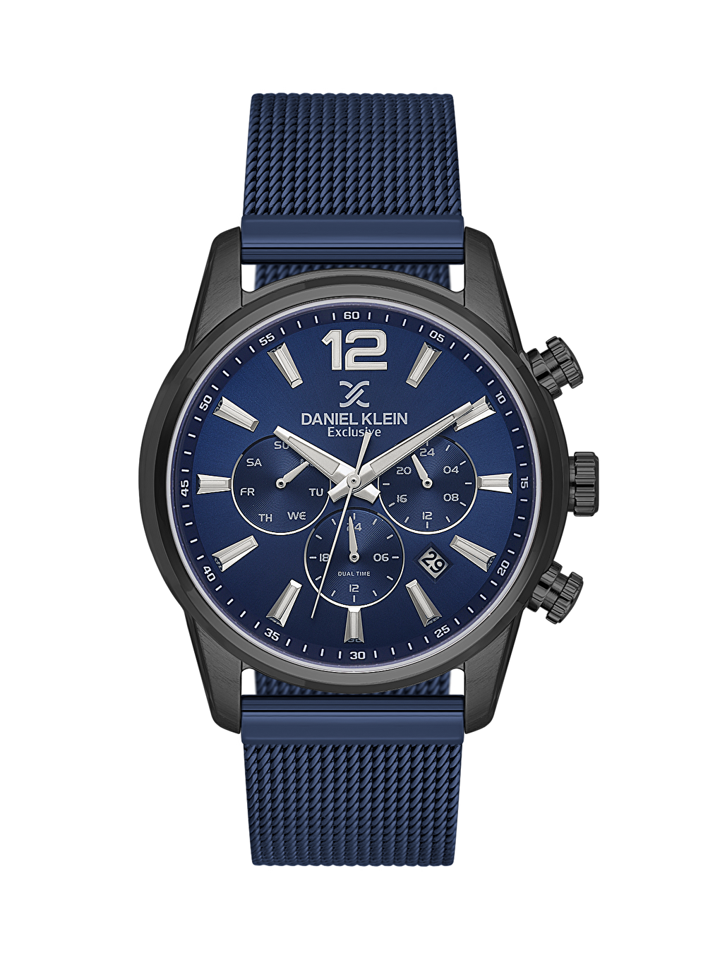 Lacivert Orijinal 3 Atm Su Geçirmez 2 Yıl Garantili DKE.1.10883-5 Exclusive Erkek Kol Saati