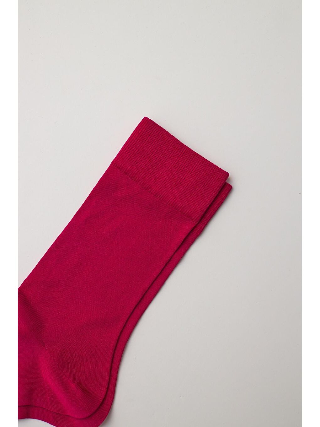 Fuşya Merserize Erkek Yılbaşı Temalı Yılbaşı Temalı Soket Çorap Fuchsıa-1