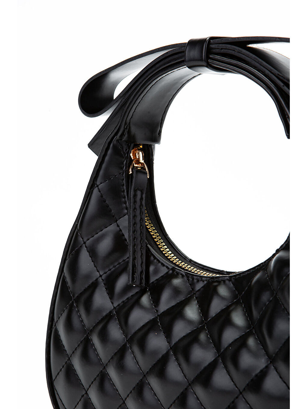 Fiyonk Askı Detaylı Mathilda Kadın Çapraz Çanta Siyah-1