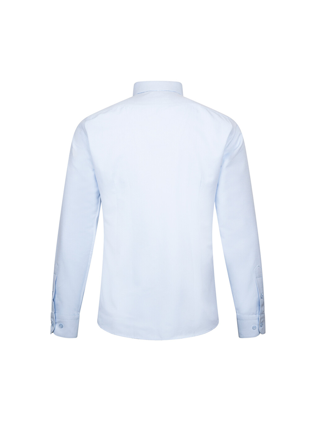 Mavi Slim Fit Desenli Slim Yaka Pamuklu Uzun Kollu Klasik Gömlek-1