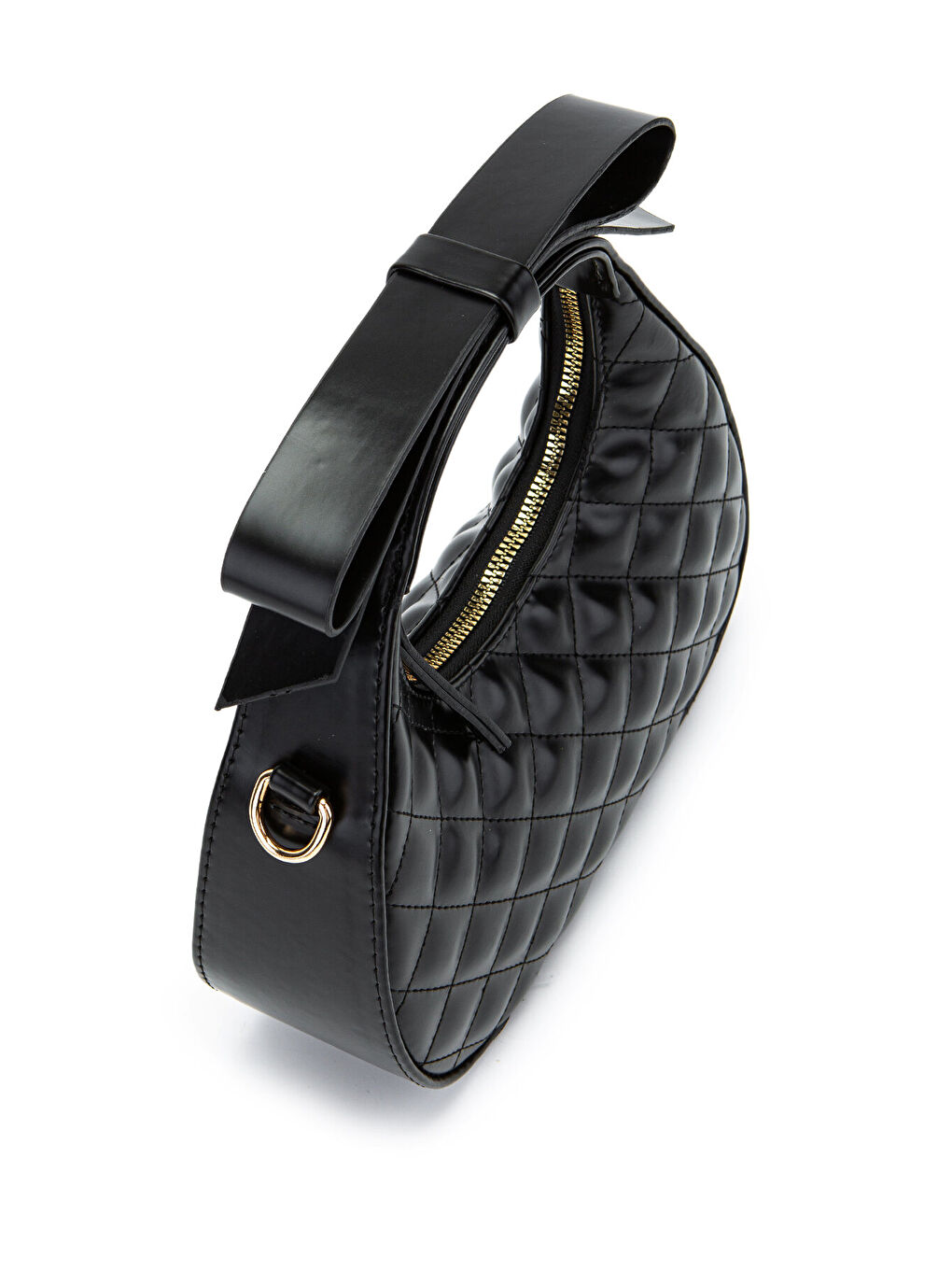 Fiyonk Askı Detaylı Mathilda Kadın Çapraz Çanta Siyah-2