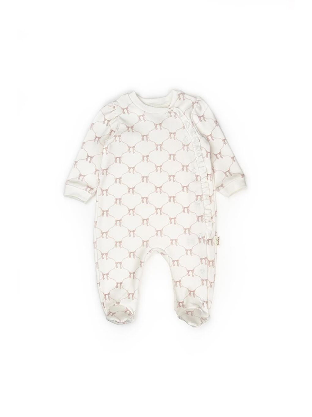 Pembe Bebek 2li Tulum %100 Organik Pamuk , Bebek - Yenidoğan- csy8148-1