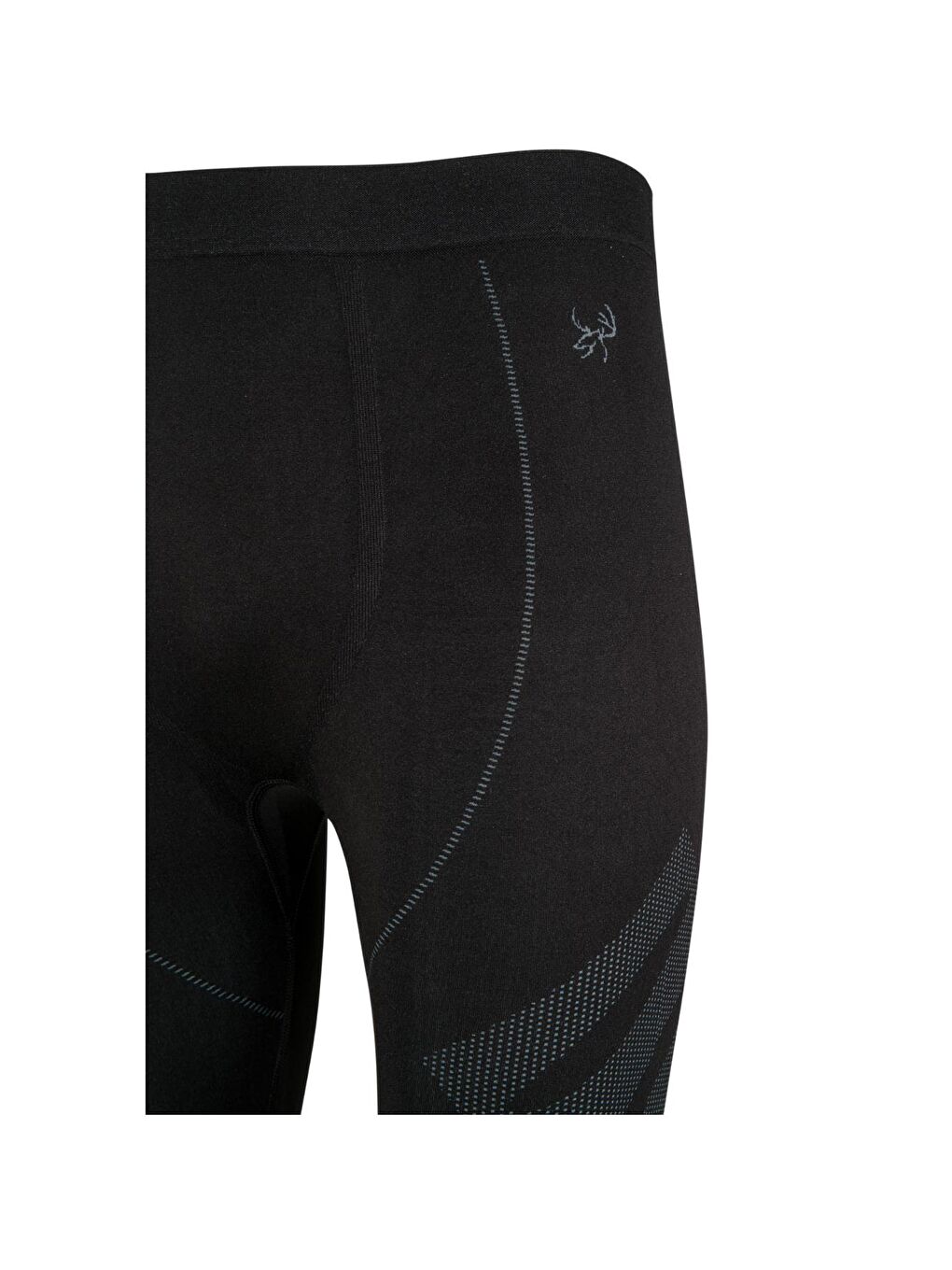 Erkek Heatwave Seamless Baselayer Alt İçlik Siyah/Gri-2