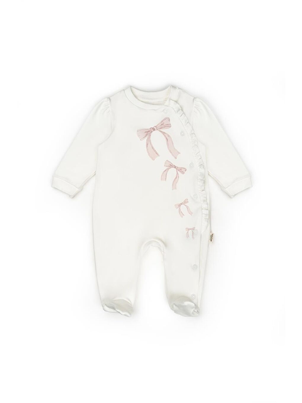 Pembe Bebek 2li Tulum %100 Organik Pamuk , Bebek - Yenidoğan- csy8148-3