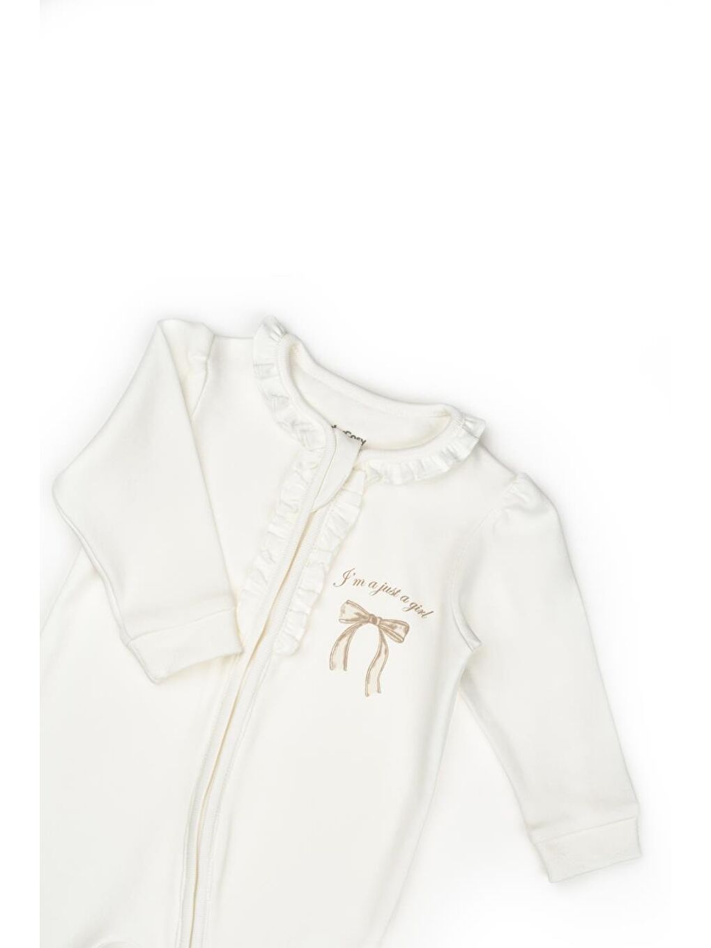 Bej Bebek Tulum %100 Organik Pamuk , Bebek - Yenidoğan- csy8151-2