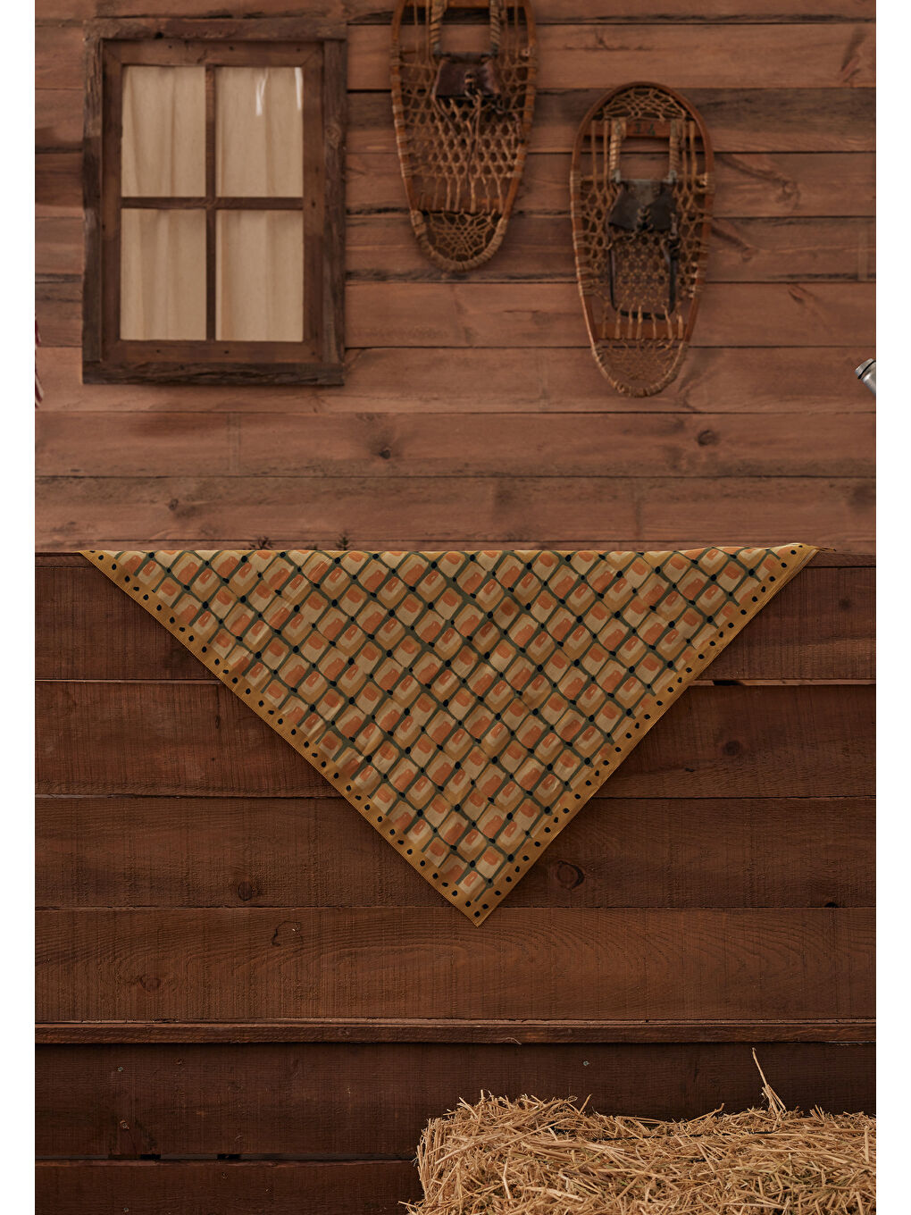 Leıla Desen Pamuk İpek Eşarp Soft Yeşil-3