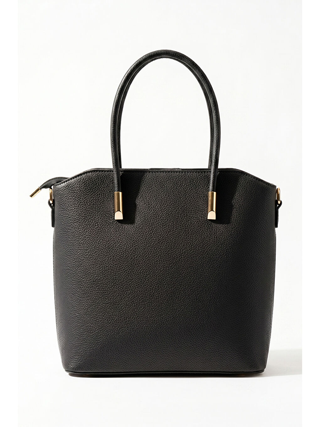 Kalın Askılı Önü Göz Detay Deri Çanta 930926 Siyah-1