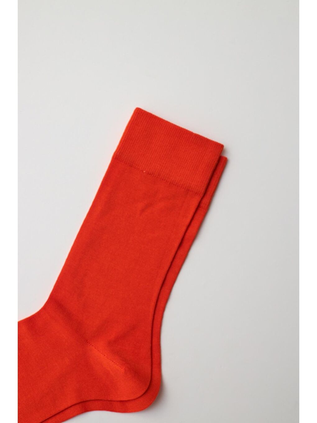 Merserize Erkek Yılbaşı Temalı Yılbaşı Temalı Soket Çorap Turuncu-1