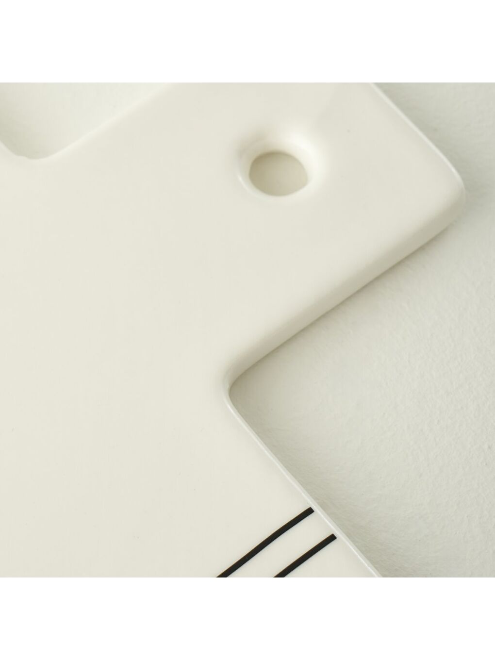 My Kitchen Porselen Sunum Tahtası Beyaz (30x15x0,8 cm)-2