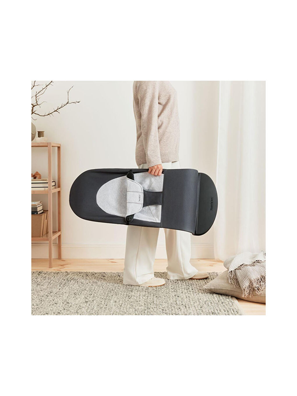 Balance Soft Ana Kucağı Woven Pamuk Dark Grey-4