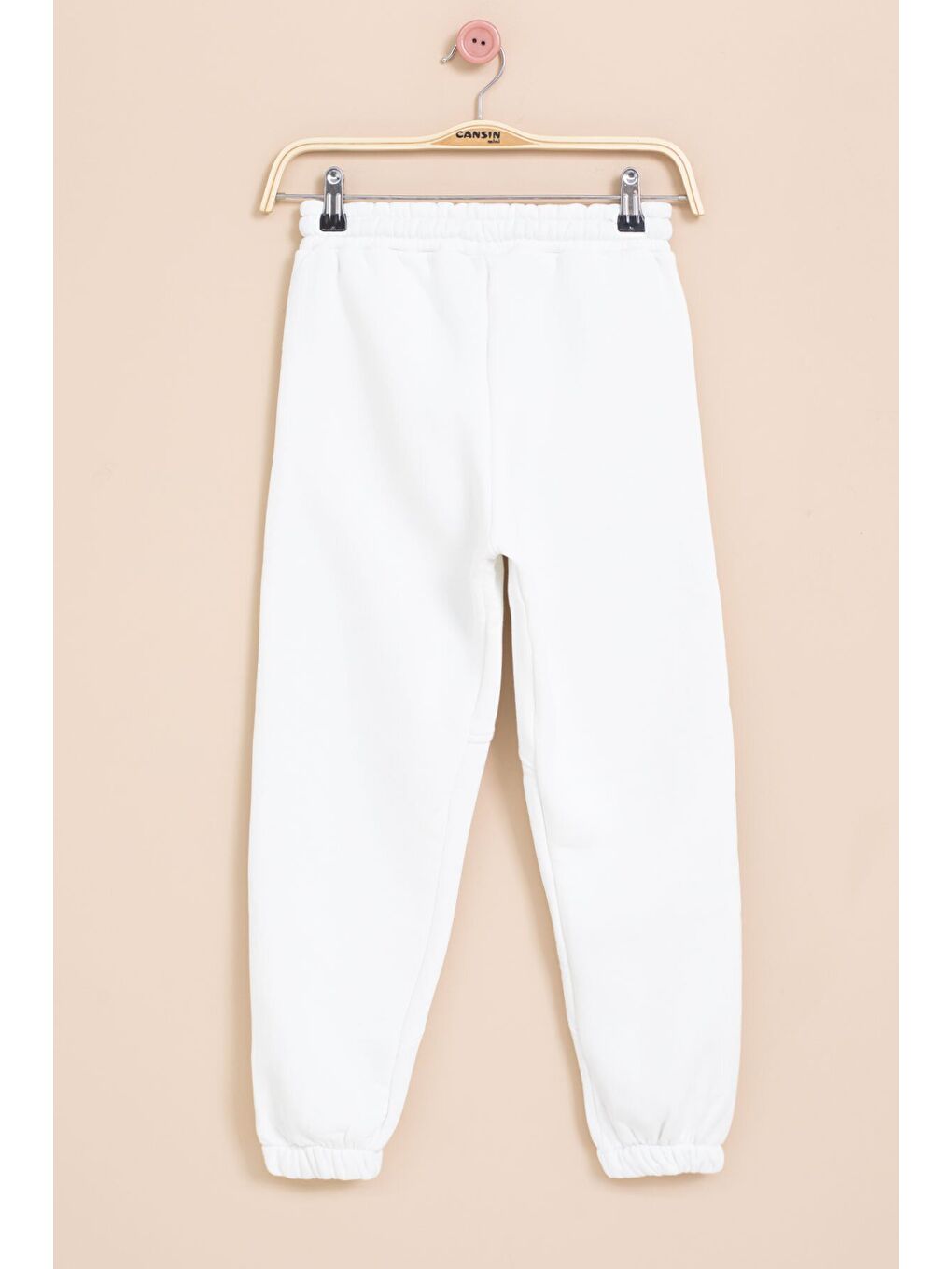 Beyaz Şerit Detaylı Yazı Baskılı Beli Lastikli Erkek Çocuk Eşofman Altı 21454-4