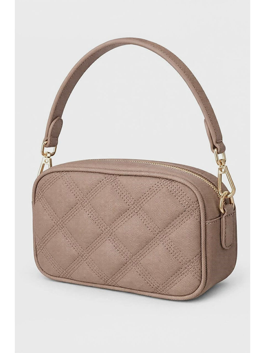 Bej Kalın Askılı Ön Fermuar Detay 931098 Vizon-1