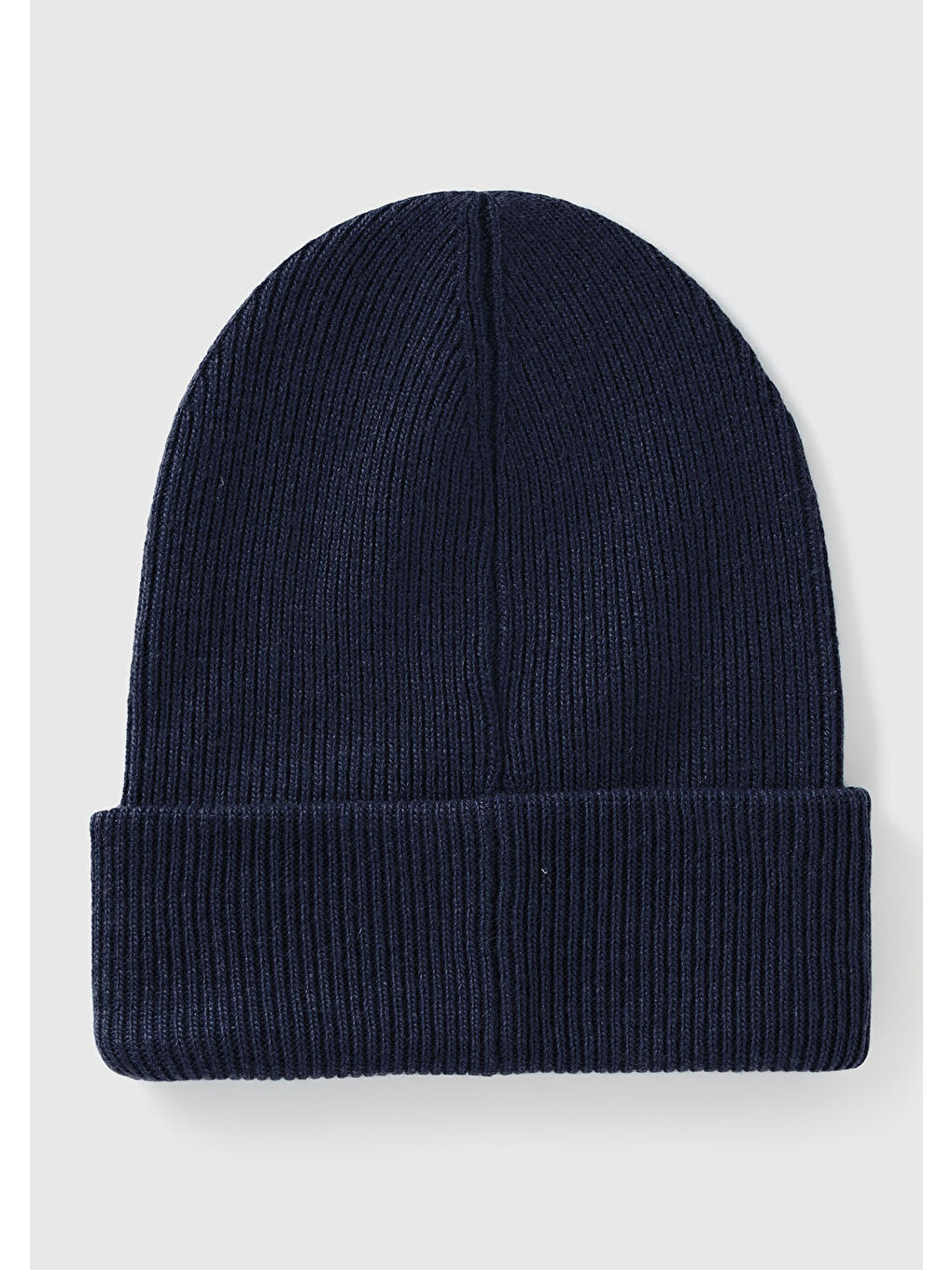 Kız Çocuk Lacivert Yün ve Viskoz Karışımlı Logo Nakışlı Bere-1