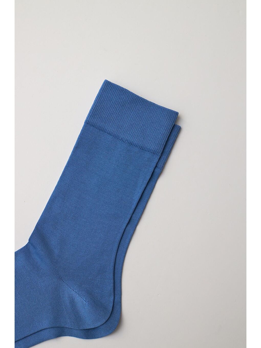 Merserize Erkek Soket Çorap Koyu Mavi-1