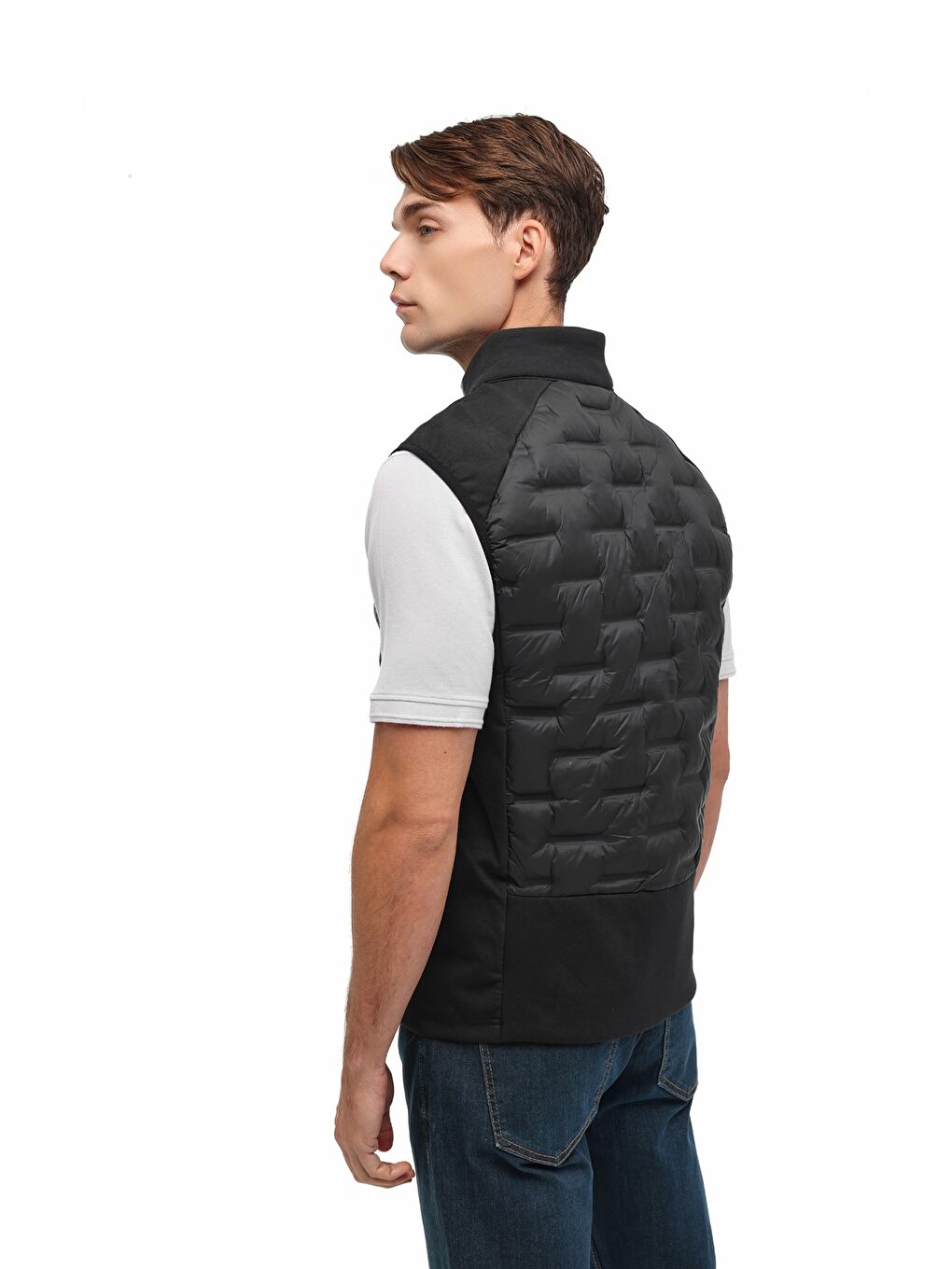 ML RHZEV 4SK-VEST-01 5PR Siyah Erkek Yelek-1