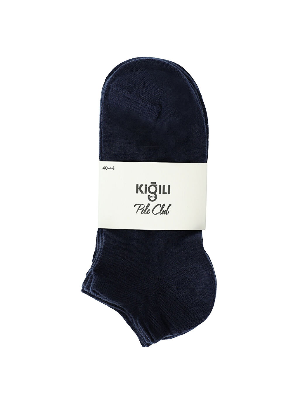 Lacivert Erkek 5'li Pamuklu Elastanlı Esnek Dikişsiz Spor Çorap Seti-1