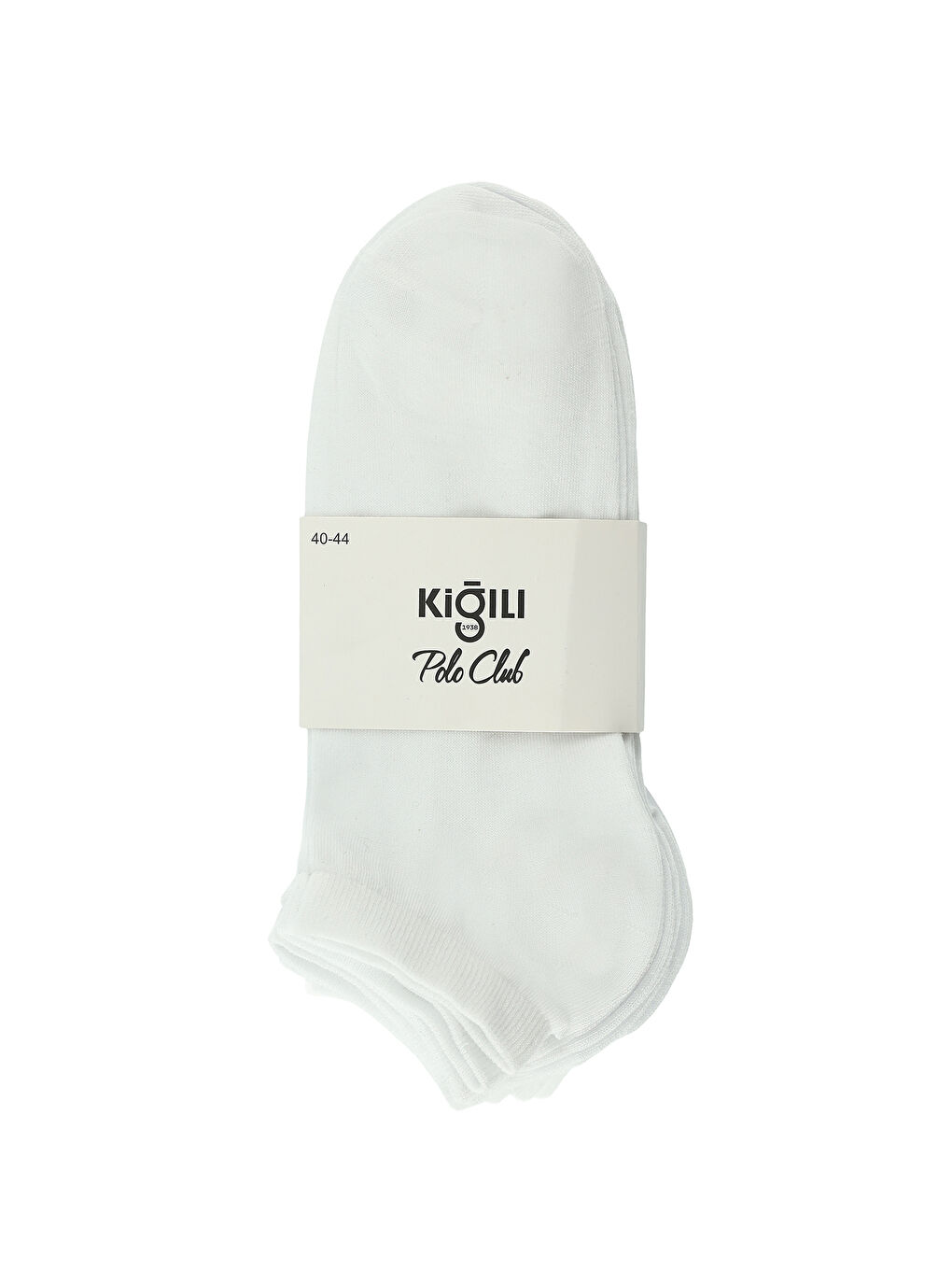 Beyaz Erkek 5'li Pamuklu Elastanlı Esnek Dikişsiz Spor Çorap Seti-1