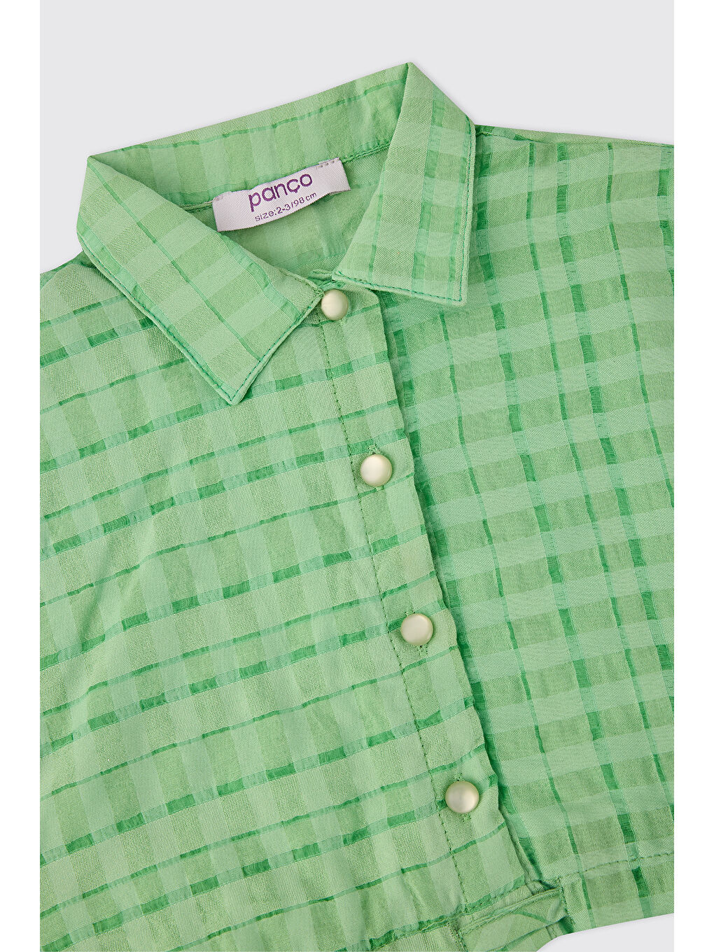 Kız Bebek Yeşil Gömlek-2