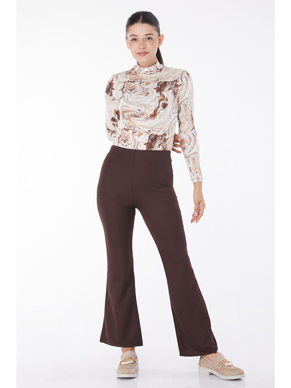 Kahverengi Pantolon Koyu Kahve - 23023