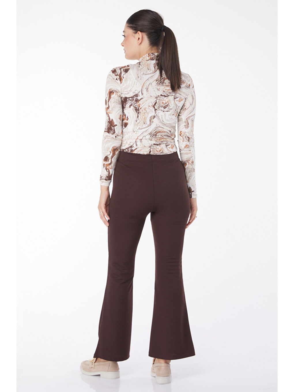 Kahverengi Pantolon Koyu Kahve - 23023-4