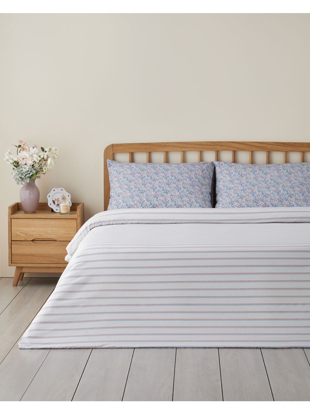 Bloss Mist Kolay Ütülenir Çift Kişilik Nevresim Seti 200x220 cm Lila-2