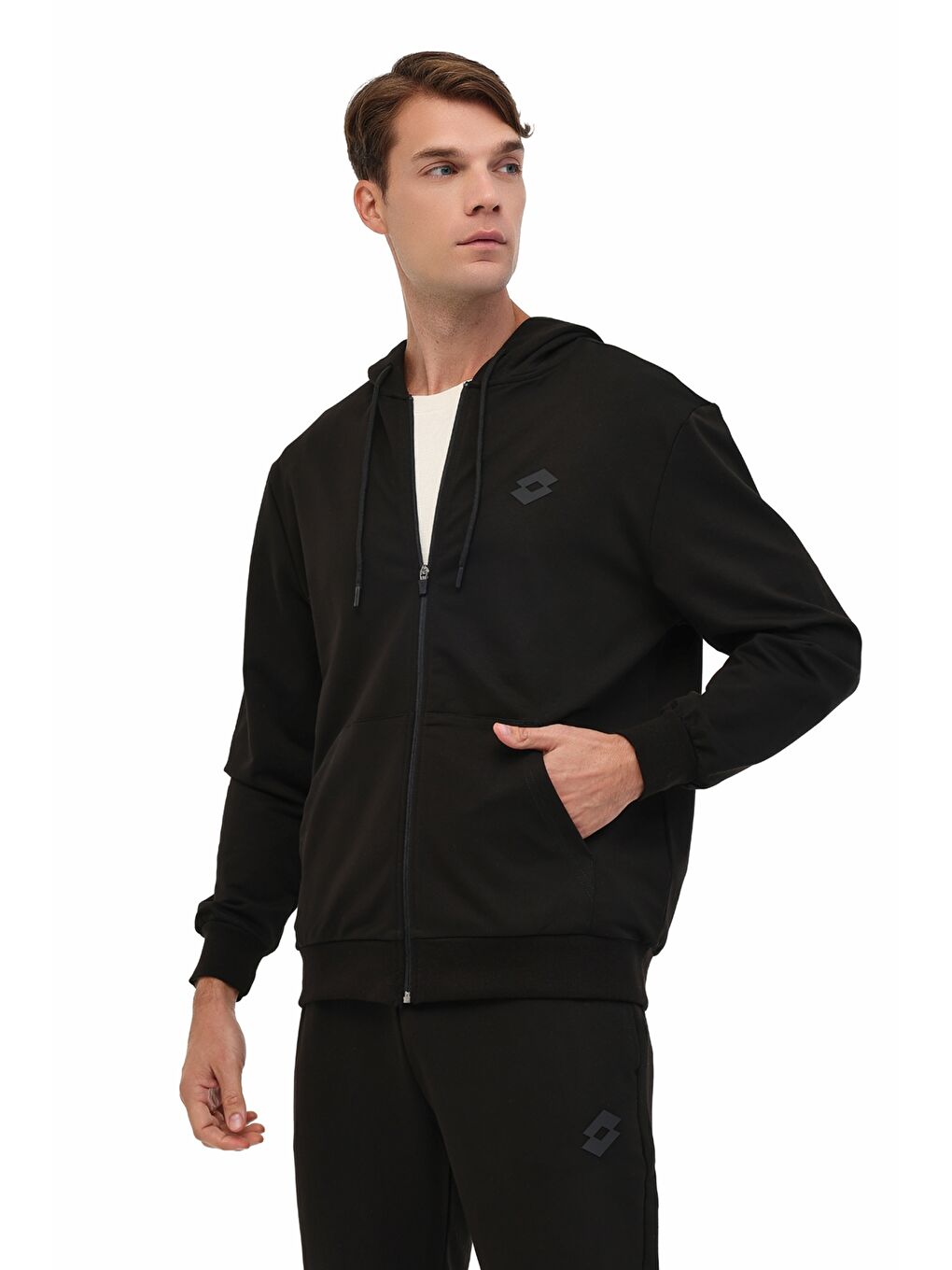 M-ANTRA FZ 5PR Siyah Erkek Eşofman Üstü