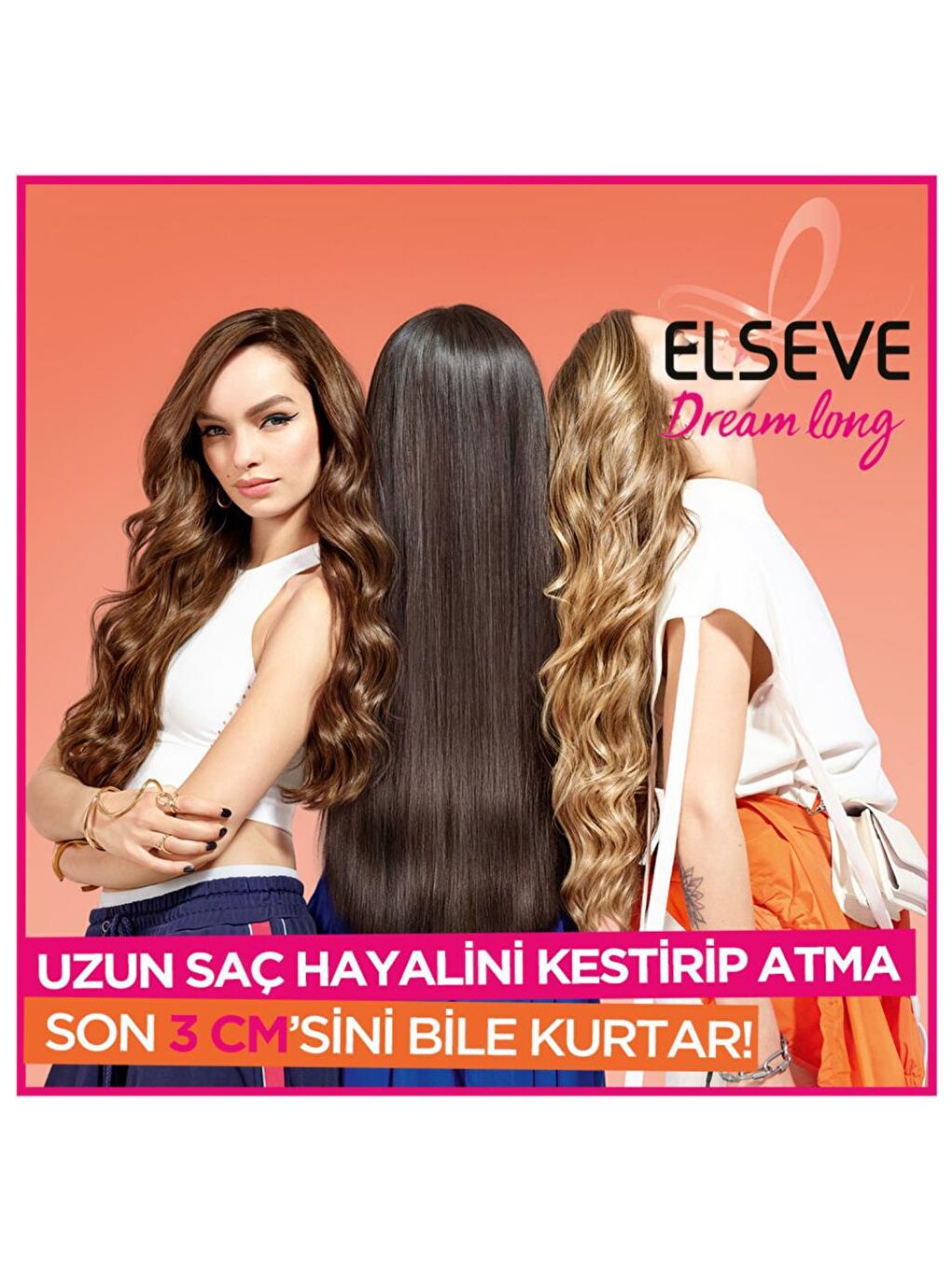 L'Oreal Paris Şeffaf Elseve Dream Long Onarıcı Bakım Şampuanı 670 ml - 3