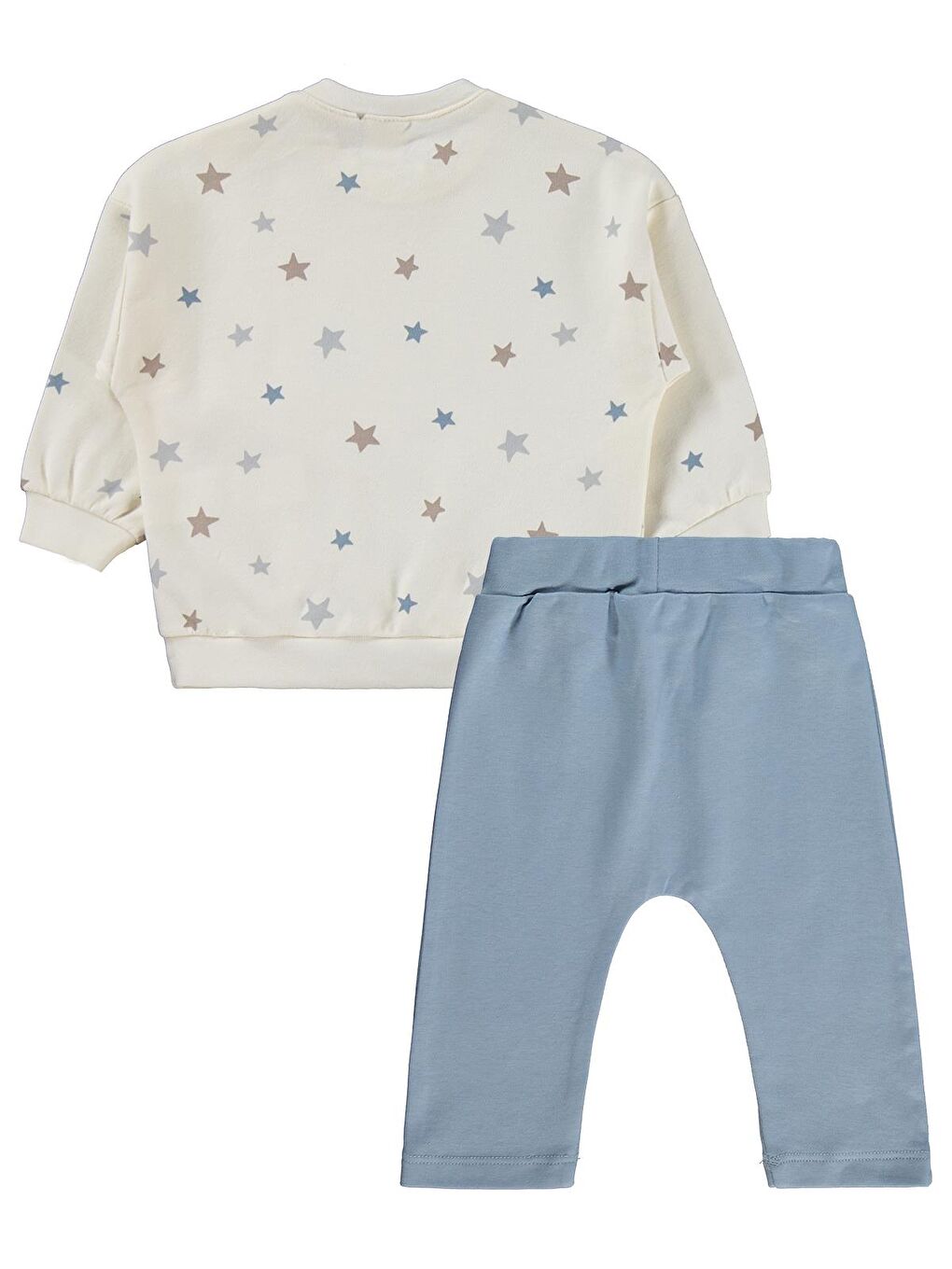Baby Yıldız Empirme 6-18 Ay Takım - Ekru 12-18 Ay-1