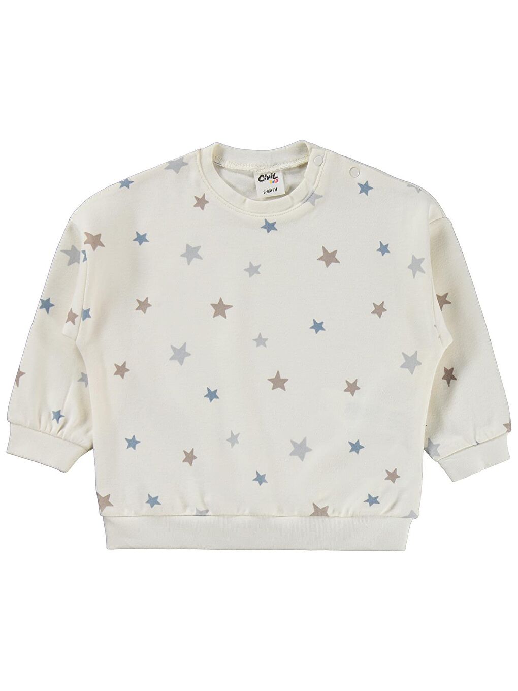 Baby Yıldız Empirme 6-18 Ay Takım - Ekru 12-18 Ay-2