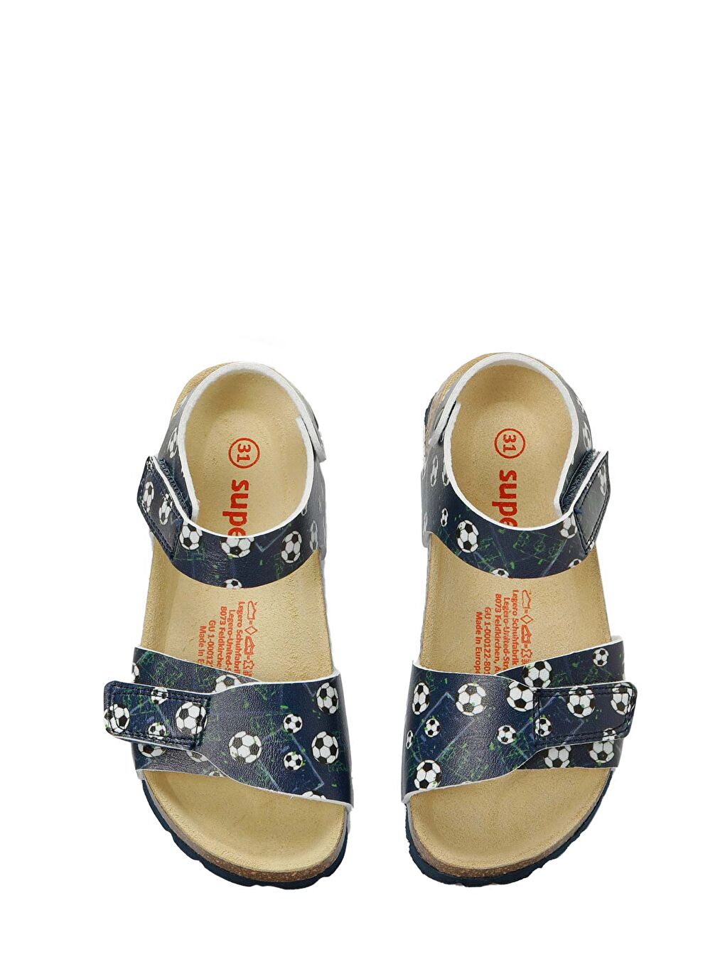 000122-8010-2 Mavi Erkek Çocuk Sandalet-3