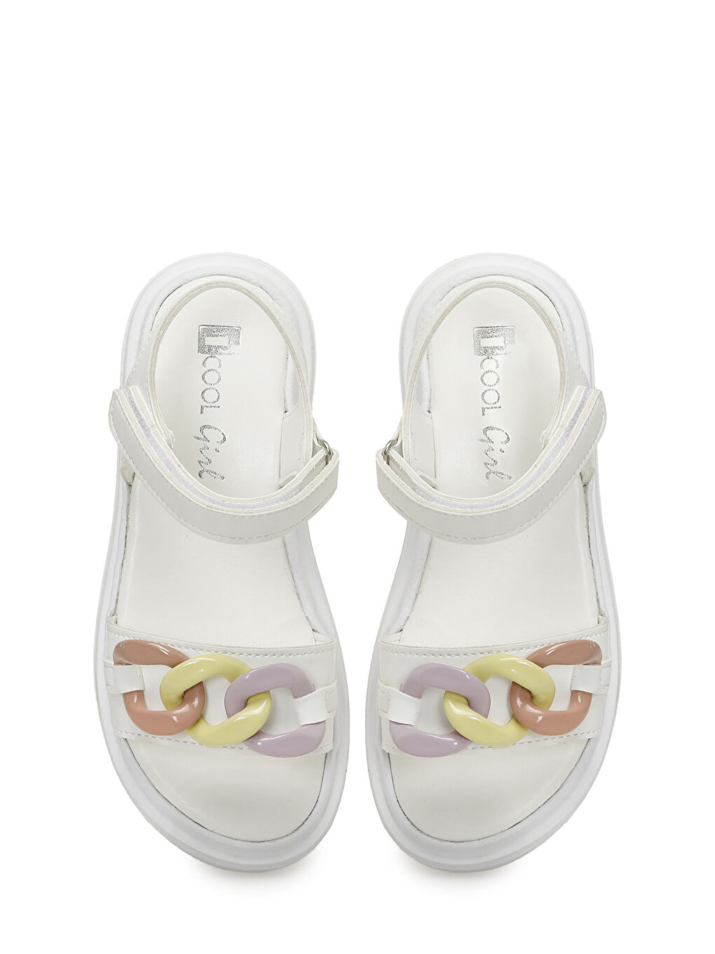 ZIN F 5FX Beyaz Kız Çocuk Sandalet-3