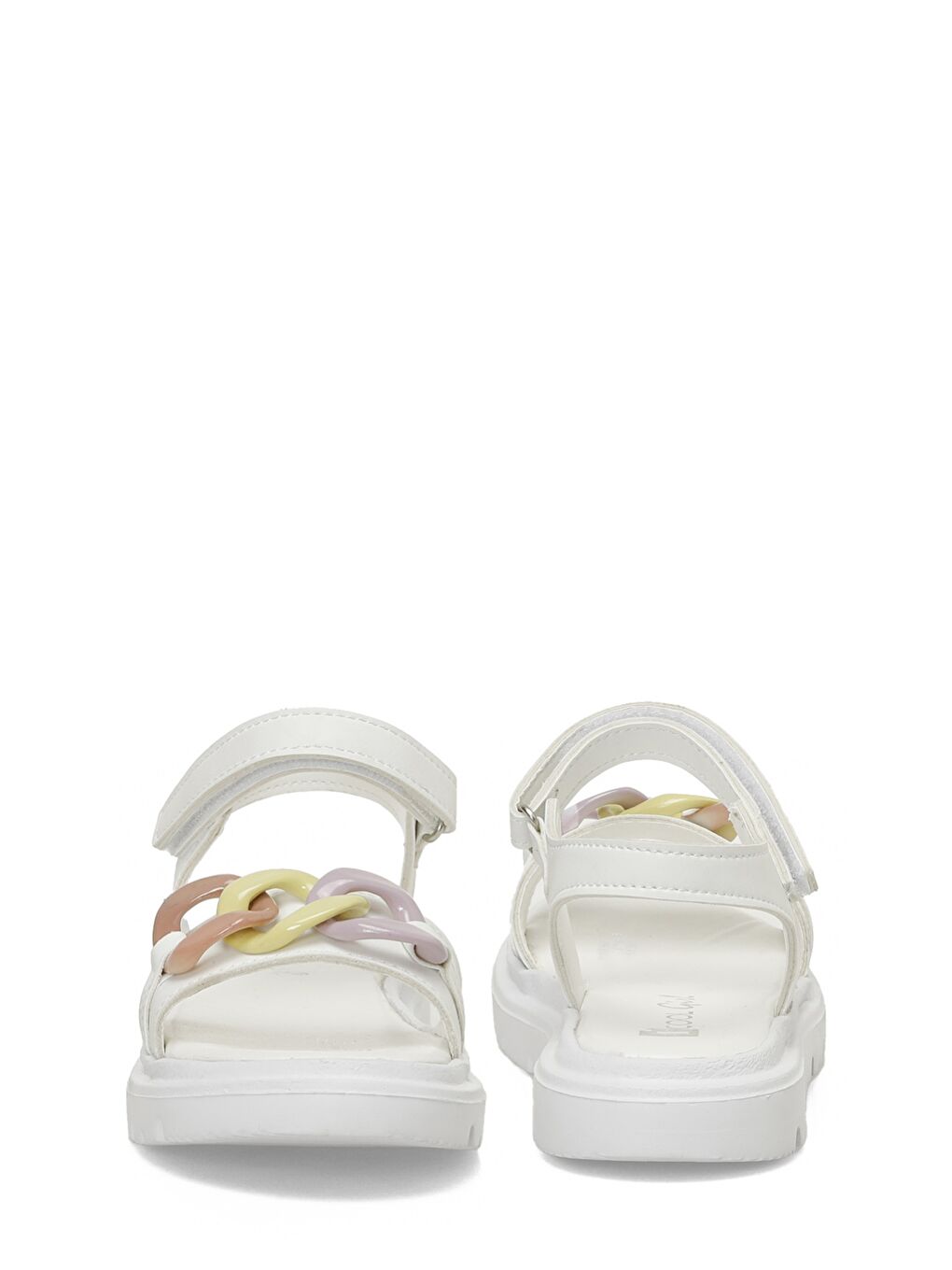 ZIN F 5FX Beyaz Kız Çocuk Sandalet-4