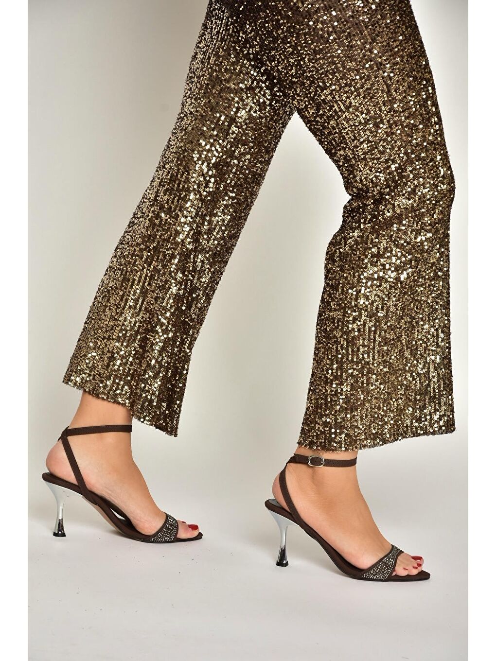 Kahverengi Kadın Topuklu Ayakkabı Y820012004-2