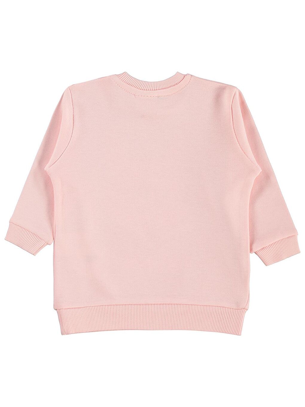 Pembe Baby Little Bunny Baskılı 6-18 Ay Sweatshirt - Pudra 12-18 Ay-1