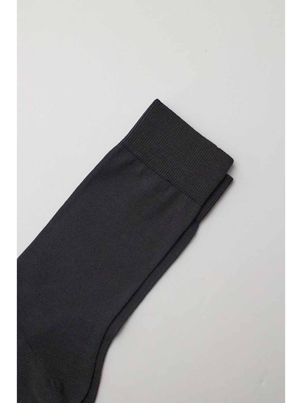 Merserize Erkek Soket Çorap Gri-1