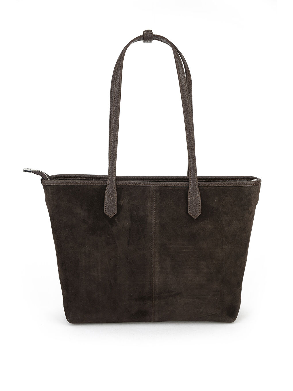 Kahverengi Kadın Hakiki Deri Omuz ve El Çantası 153979Z5018 Kahve-2