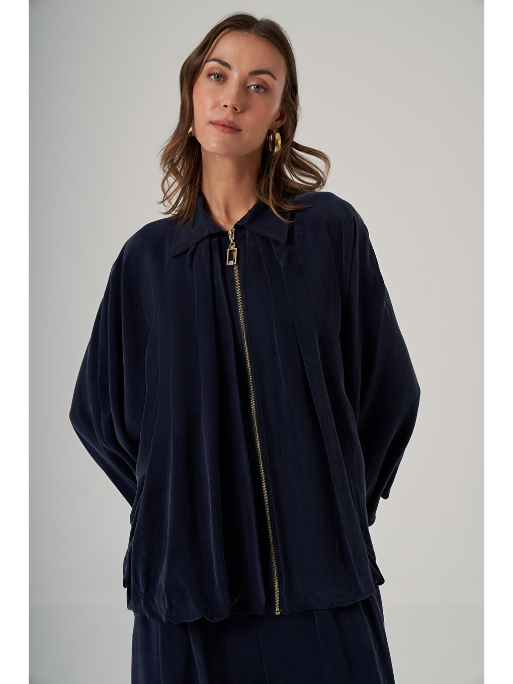 Bomber Ceket Pantolon Takım 1082 Lacivert-1