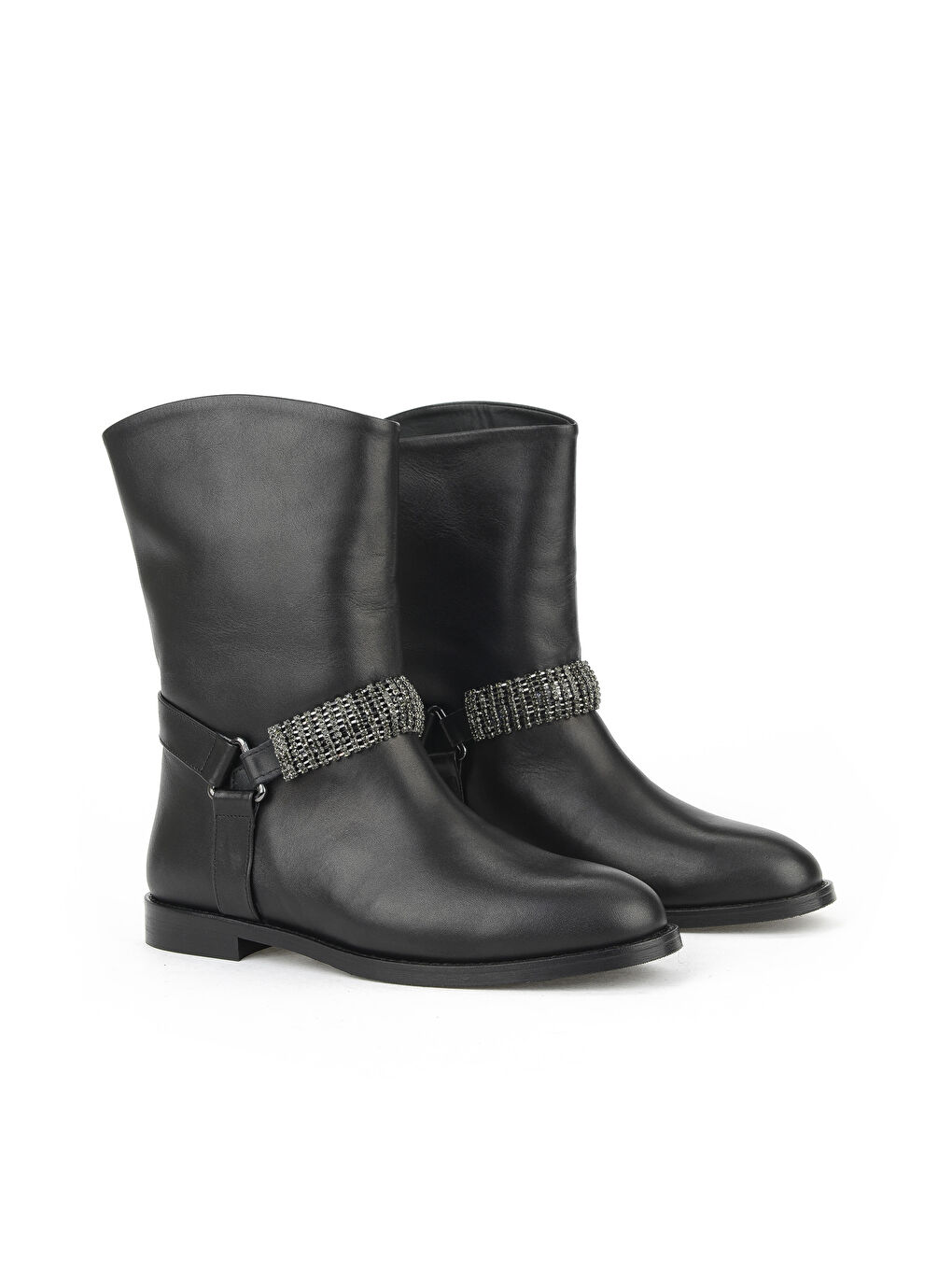 Kadın Hakiki Deri Çizme 1531030Z25110 Siyah-1